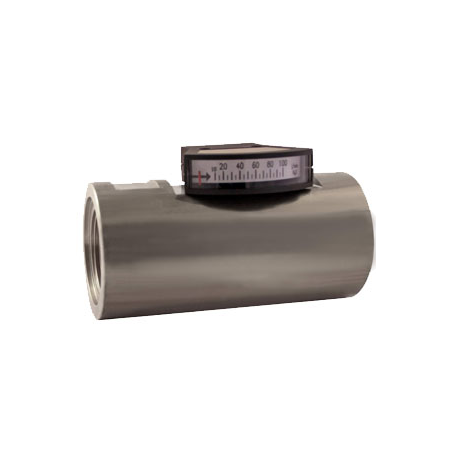 HR2O1 – Interrupteur de débit DN 32 à DN 50, pour eau, indicateur de débit, laiton/acier inoxydable