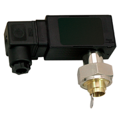 UM3K-…G/A – Interrupteur de débit avec pièce en T, contact microrupteur, DN 10–50, laiton/acier inoxydable