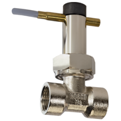 UR1-/UR2…G/A – Interrupteur de débit avec pièce en T, contact à lames souples, DN 10–50, laiton/acier inoxydable/POM