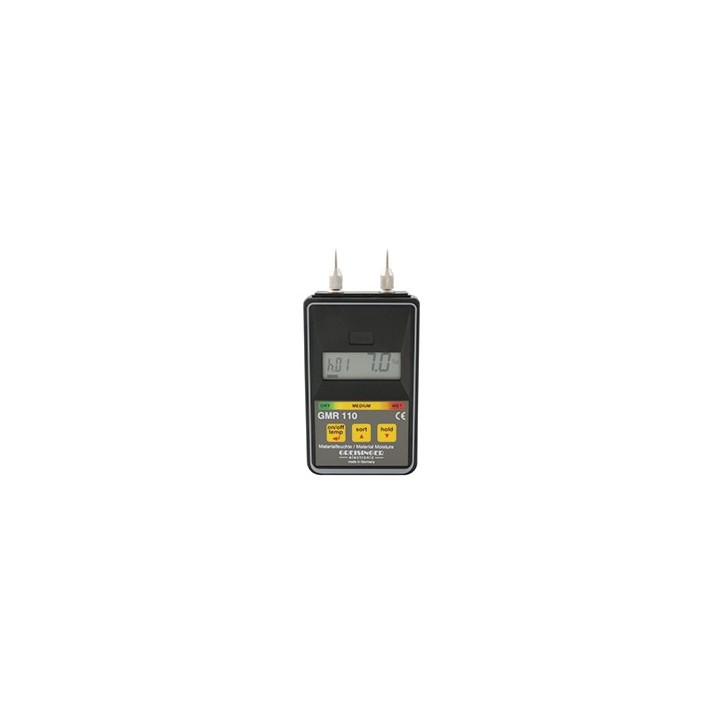 GMR110 - Appareil résistif de mesure de l'humidité des matériaux GMR110 - Appareil résistif de mesure de l'humidité des matériaux