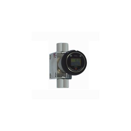 Transmetteur de débit OMNI-RRH | Écran LCD, sorties analogiques et commutation – Boîtier métallique DN 10–25