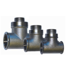Pièce en T TS32 | Raccord métallique fileté femelle | Tuyaux DN 32 à DN 50 | Compatible RRI-032 / RRH-032