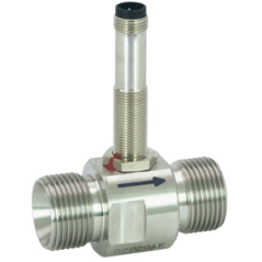 Transmetteur de débit LABO-RT-C | Sorties 20 mA, 10 V, fréquence, impulsion | DN 15 à DN 50 | Boîtier inox PN 250