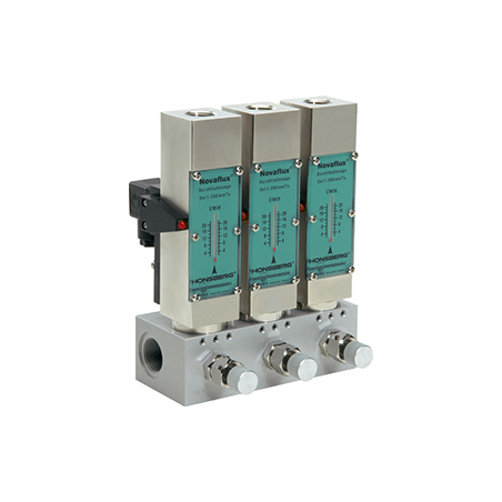 Bloc collecteur VB – Distribution simple ou multiple pour débitmètres NJ/NJV
