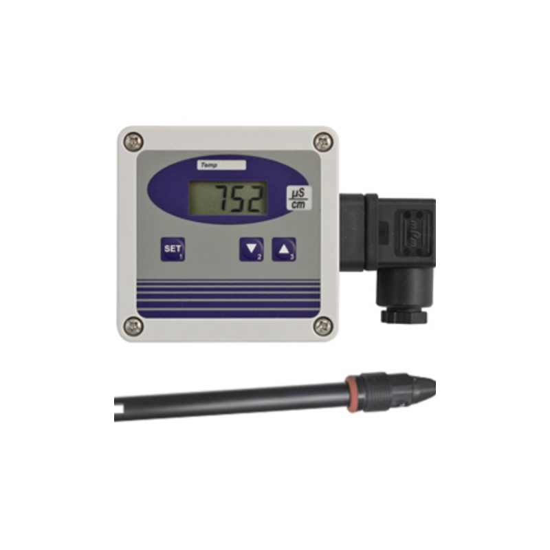 Transducteur de conductivité GLMU200-TRP | Cellule LFE 230 graphite, compensation température, 4..20 mA