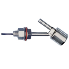 Interrupteur de niveau RW-015HKL | Horizontal, flotteur inox, contact à lames souples, filetage à visser