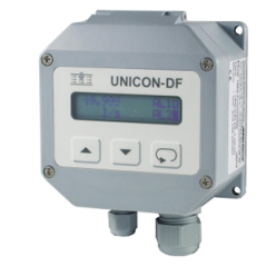 Convertisseur de débit UNICON-DF – Écran LCD et alimentation par boucle de courant