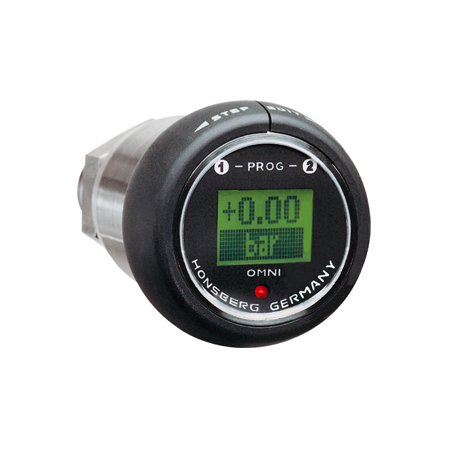 Transmetteur de pression OMNI-P1 | Membrane céramique | Plage 1–100 bar | Sorties analogiques et relais