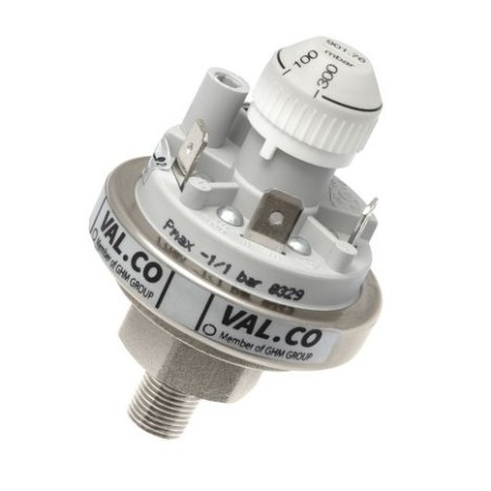 Pressostat SENSOBAR 901 | Élément diaphragme | Gaz et liquides | Matériaux PA, PPS, PVDF, laiton, inox