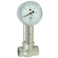 Interrupteur de débit TZ1-…GR | Principe piston | Micro-interrupteur | DN 10–80 | Laiton