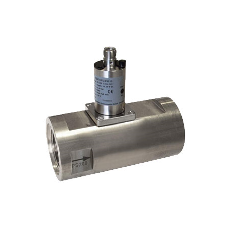 Transmetteur de débit FLEX-HR2VE | Piston en ligne compact DN 32–50 – Sorties 4…20 mA / 0…10 V / Push Pull – Laiton