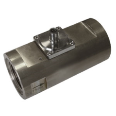 Transmetteur de débit LABO-HR2E-I/U/F/C | Débitmètre pour eau – DN 32 à 50 – Jusqu’à 300 l/min – Laiton