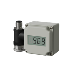 Écran GIA0420-M12 | Affichage LCD enfichable, alimentation 4-20 mA, orientation réglable