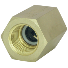 WK | Limiteur de débit en laiton, acier inoxydable et POM, jusqu’à 15 l/min, DN 15-25, 65 °C