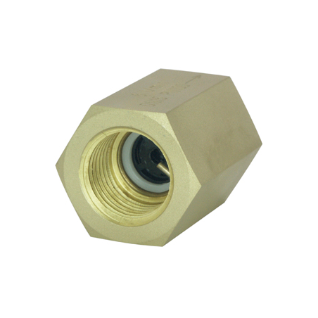 WK | Limiteur de débit en laiton, acier inoxydable et POM, jusqu’à 15 l/min, DN 15-25, 65 °C