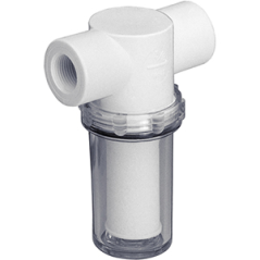 ZE | Filtre fin en PP/polyester, inserts 5–300 µm, DN 4–20, jusqu’à 50 °C