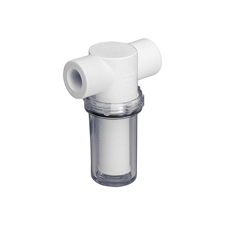 ZE | Filtre fin en PP/polyester, inserts 5–300 µm, DN 4–20, jusqu’à 50 °C