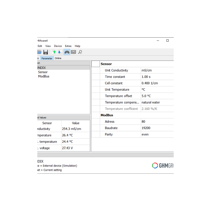 Logiciel de paramétrage Logiciel de paramétrage