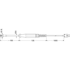 Sonde de surface pour des mesures ultrarapides de température