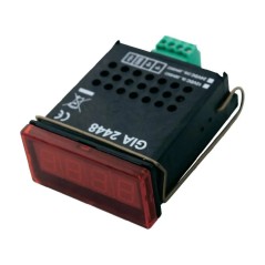 GIA2448, compteur numérique en rack avec affichage à LED pour signaux standard. Idéal pour le contrôle industriel, suivi de proc
