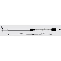 Sonde GTF1400B – Capteur KTY81-210 -20 à +110 °C – Compatible GPRT1400AN