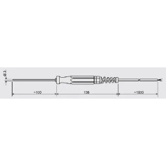 Sonde GMF11/180 – Capteur KTY83-110 – Plage -50 à +175 °C – Inox V4A