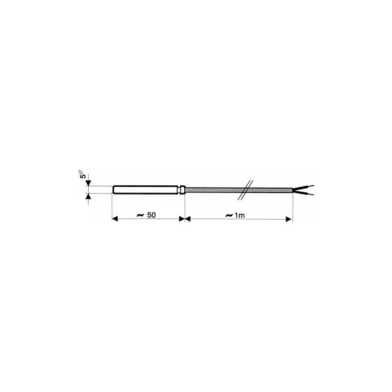 Sonde GMF30/81V4A – Immersion, applique ou air – Capteur KTY81-121