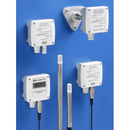 TRANSMETTEURS ACTIFS ET PASSIFS DE TEMPÉRATURE, HUMIDITÉ RELATIVE ET POINT DE ROSÉE