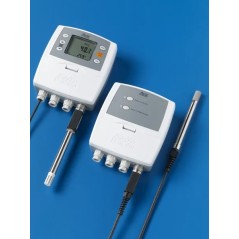 TRANSMETTEUR, INDICATEUR, RÉGULATEUR ON/OFF, COLLECTEUR DE DONNÉES DE TEMPÉRATURE ET HUMIDITÉ AVEC SONDE INTERCHANGEABLE