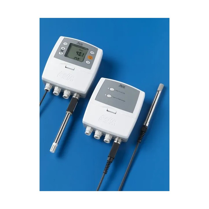 TRANSMETTEUR, INDICATEUR, RÉGULATEUR ON/OFF, COLLECTEUR DE DONNÉES DE TEMPÉRATURE ET HUMIDITÉ AVEC SONDE INTERCHANGEABLE TRANSMETTEUR, INDICATEUR, RÉGULATEUR ON/OFF, COLLECTEUR DE DONNÉES DE TEMPÉRATURE ET HUMIDITÉ AVEC SONDE INTERCHANGEABLE
