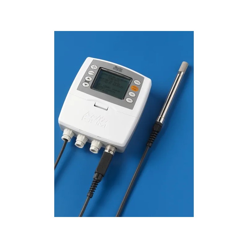 TRANSMETTEUR, INDICATEUR, RÉGULATEUR ON/OFF, COLLECTEUR DE DONNÉES DE TEMPÉRATURE ET HUMIDITÉ AVEC SONDE INTERCHANGEABLE