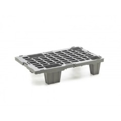 Palette plastique légère 600x400, BASIC 0604-O4, palette display PLV avec Easy Fix, recyclable