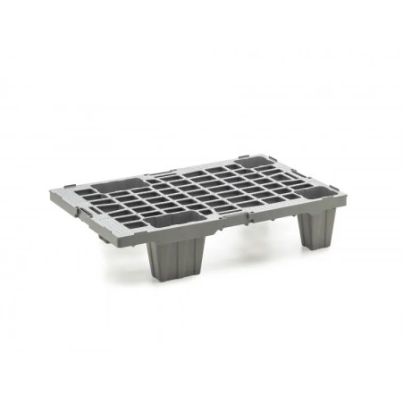 Palette plastique légère 600x400, BASIC 0604-O4, palette display PLV avec Easy Fix, recyclable