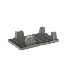 Palette plastique légère 600x400, BASIC 0604-O4, palette display PLV avec Easy Fix, recyclable