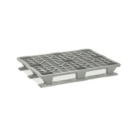 Palette Européenne Légère avec Semelles BASIC 1208-O3 – 1200x800 mm, Emboîtable, Recyclée, Charge 1500 kg