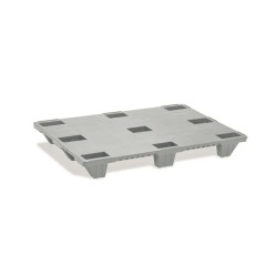 Palette plastique BASIC 1208-C9 – Européenne fermée 1200x800, lisse et empilable