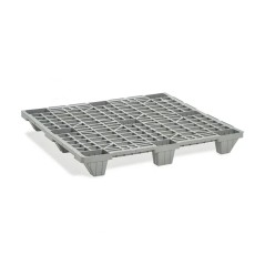 Palette industrielle BASIC 1210-O9 – Légère, empilable 1200x1000, surface antidérapante