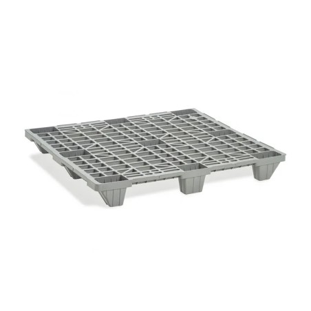 Palette industrielle BASIC 1210-O9 – Légère, empilable 1200x1000, surface antidérapante