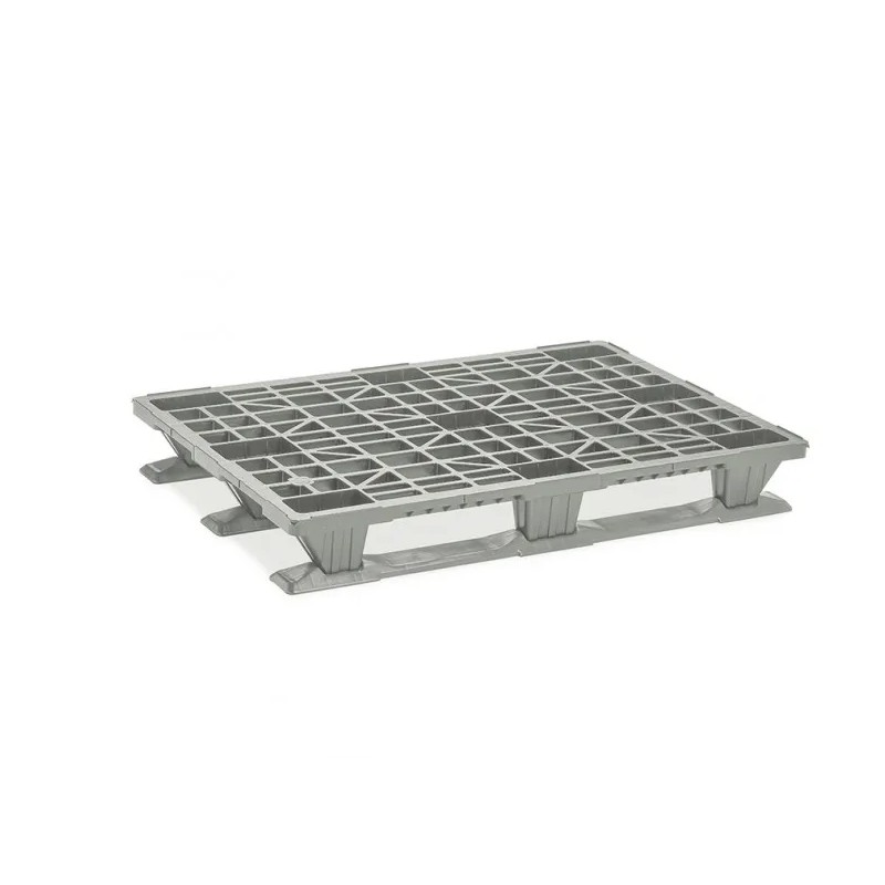 Palette industrielle BASIC 1210-O3 – 1200x1000 mm, semelles amovibles, surface antidérapante