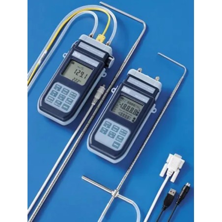 MICROMANOMETRES AVEC TUBE DE PITOT - THERMOMETRES PORTATIFS