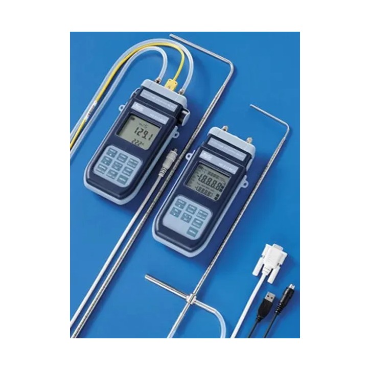 MICROMANOMETRES AVEC TUBE DE PITOT - THERMOMETRES PORTATIFS MICROMANOMETRES AVEC TUBE DE PITOT - THERMOMETRES PORTATIFS