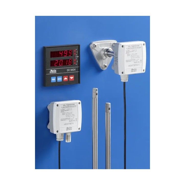 Transmetteurs de CO2, CO2 et température Transmetteurs de CO2, CO2 et température