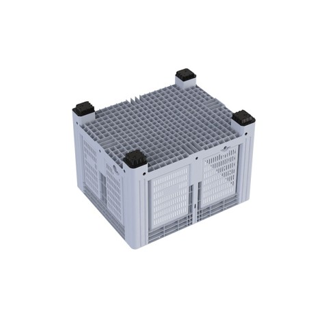 Caisse-palette rigide ouverte de 4 pieds et grand volume