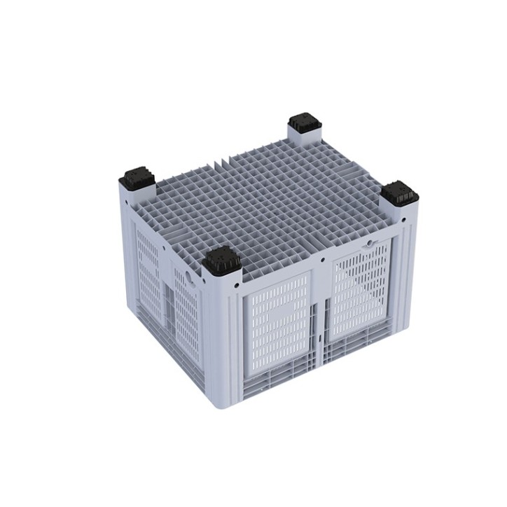 Caisse-palette rigide ouverte de 4 pieds et grand volume