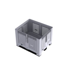 Caisse-palette rigide ouverte de 3 semelles et grand volume