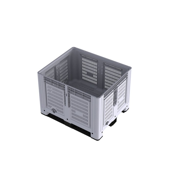 Caisse-palette rigide ouverte de 3 semelles et grand volume Caisse-palette rigide ouverte de 3 semelles et grand volume