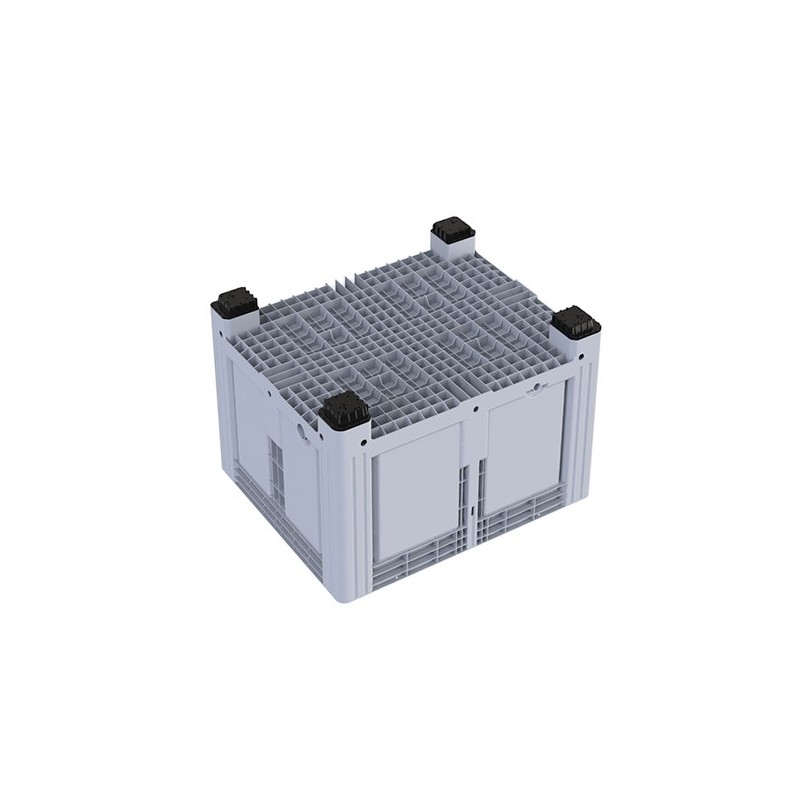 Caisse-palette rigide fermee de 4 pieds et grand volume