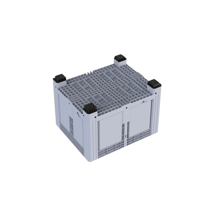 Caisse-palette rigide fermee de 4 pieds et grand volume