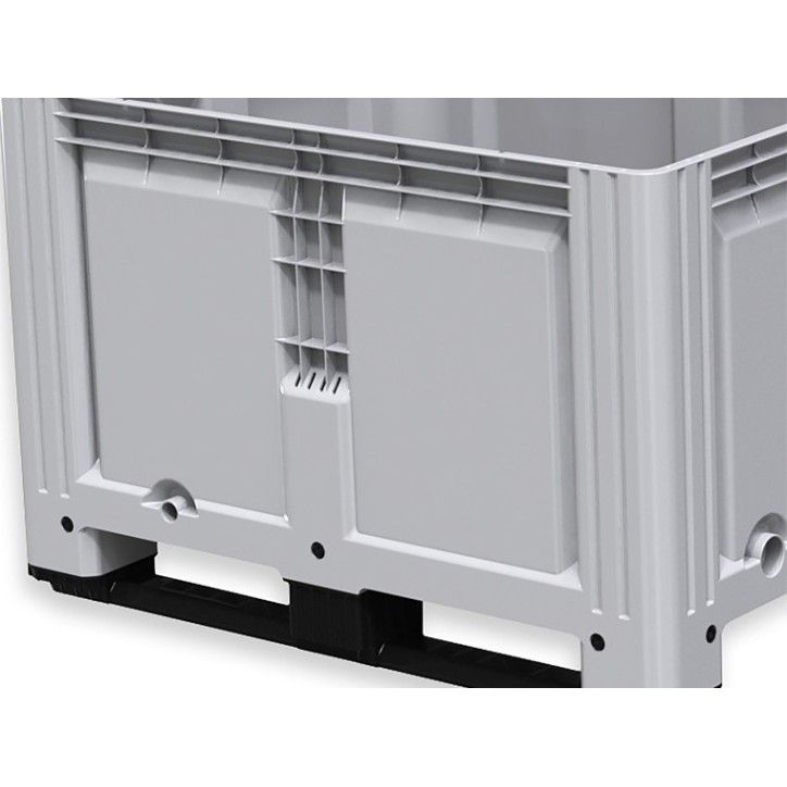 Caisse-palette rigide fermee de 4 pieds et grand volume