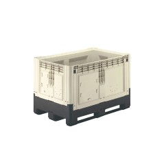 Conteneur européen pliant de 3 semelles